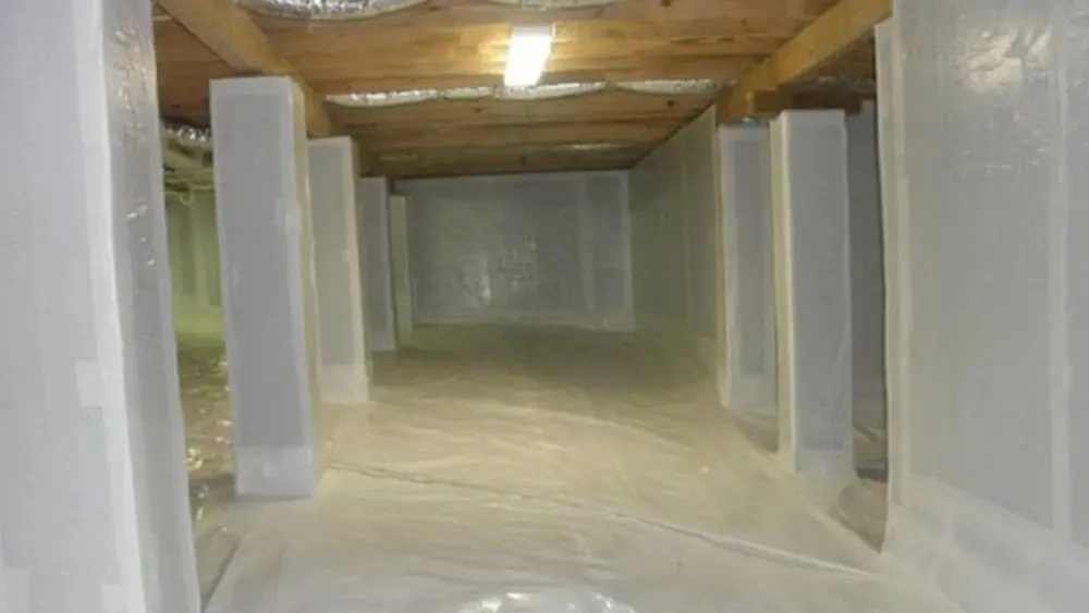 Crawl space vapor barrier Greenville NC