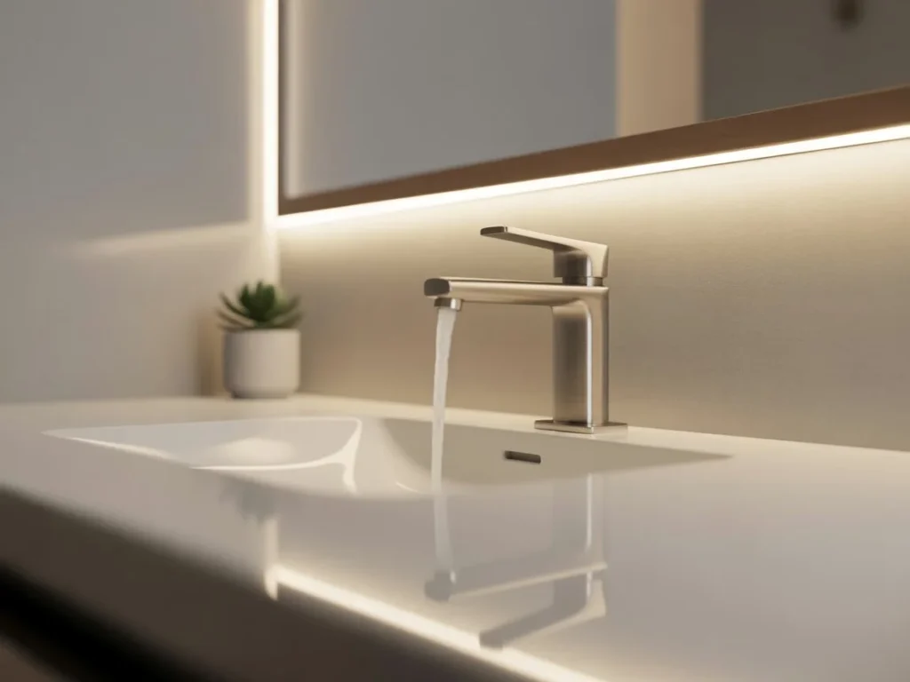 minimalist modern home bath remodel