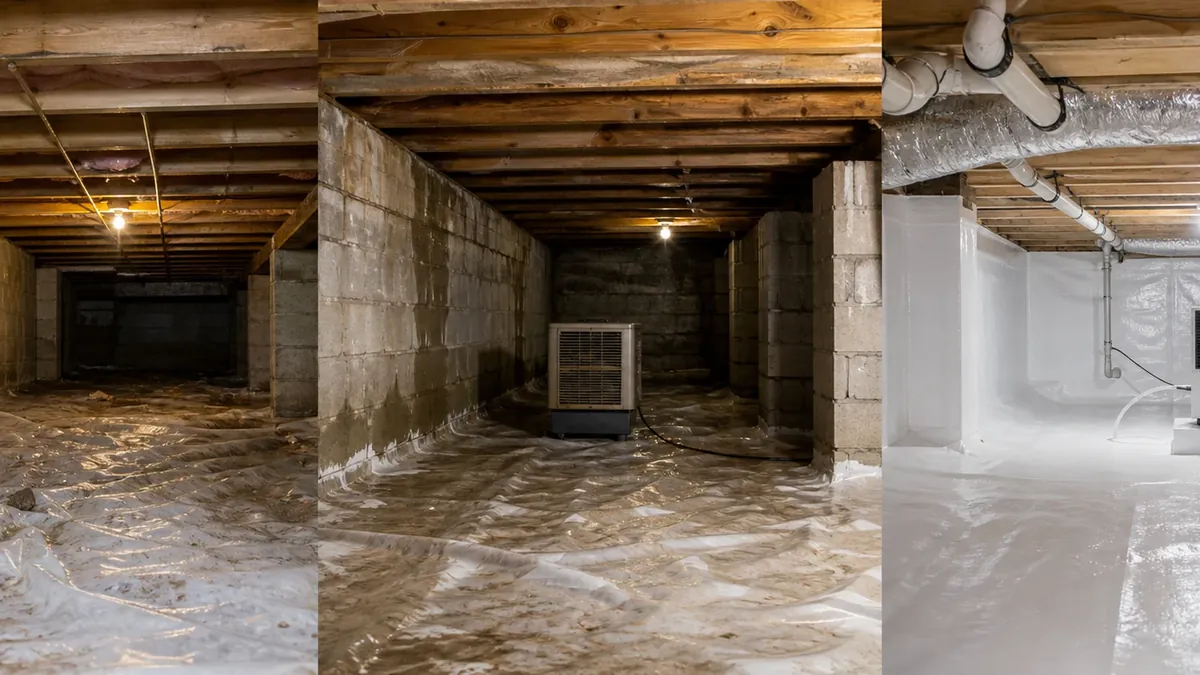 wjsmith blog encapsulation vs vapor-barrier vs dehumidifier greenville nc